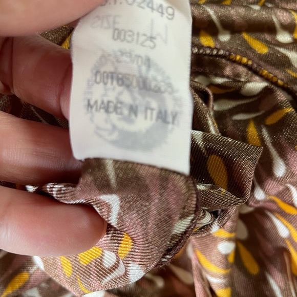 Diesel Vintage Pointed Collar Button Down Shirt size M - Picture 13 of 14